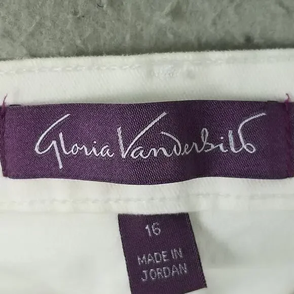 Gloria Vanderbilt Amanda Jeans Womens 16 Short Tapered Leg High Rise Stretch Den - Picture 12 of 16